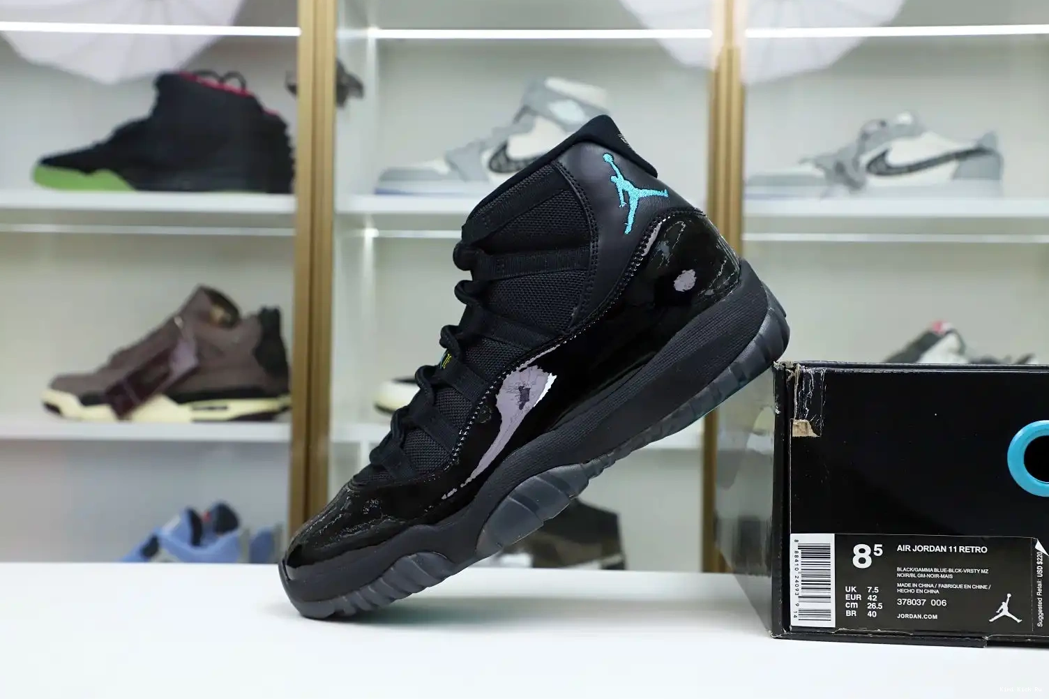 RETRO 11 GAMMA AIR Kimikick BLUE JORDAN 0709